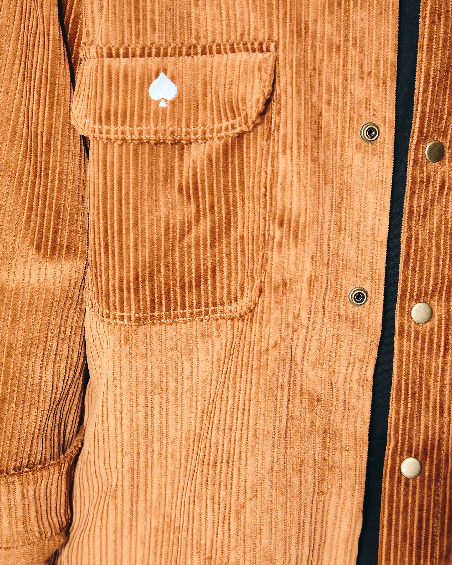 SOBRECAMISA COTELÉ ALGODON CAMEL UNISEX - CAYETANA