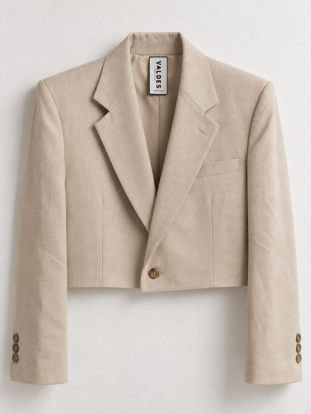 BLAZER CROP TAUPÉ- UNISEX