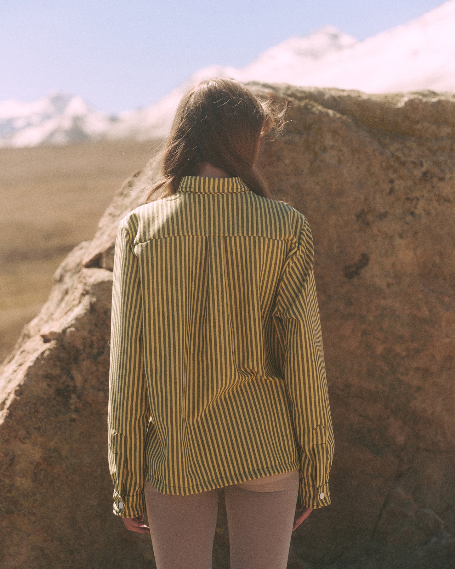 CAMISA ALGODON AMARILLO UNISEX- CAYETANA.