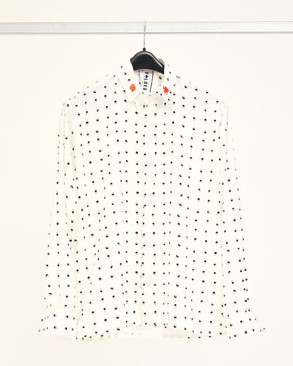 CAMISA LUNARES SEDA VISCOSA  UNISEX- CAYETANA
