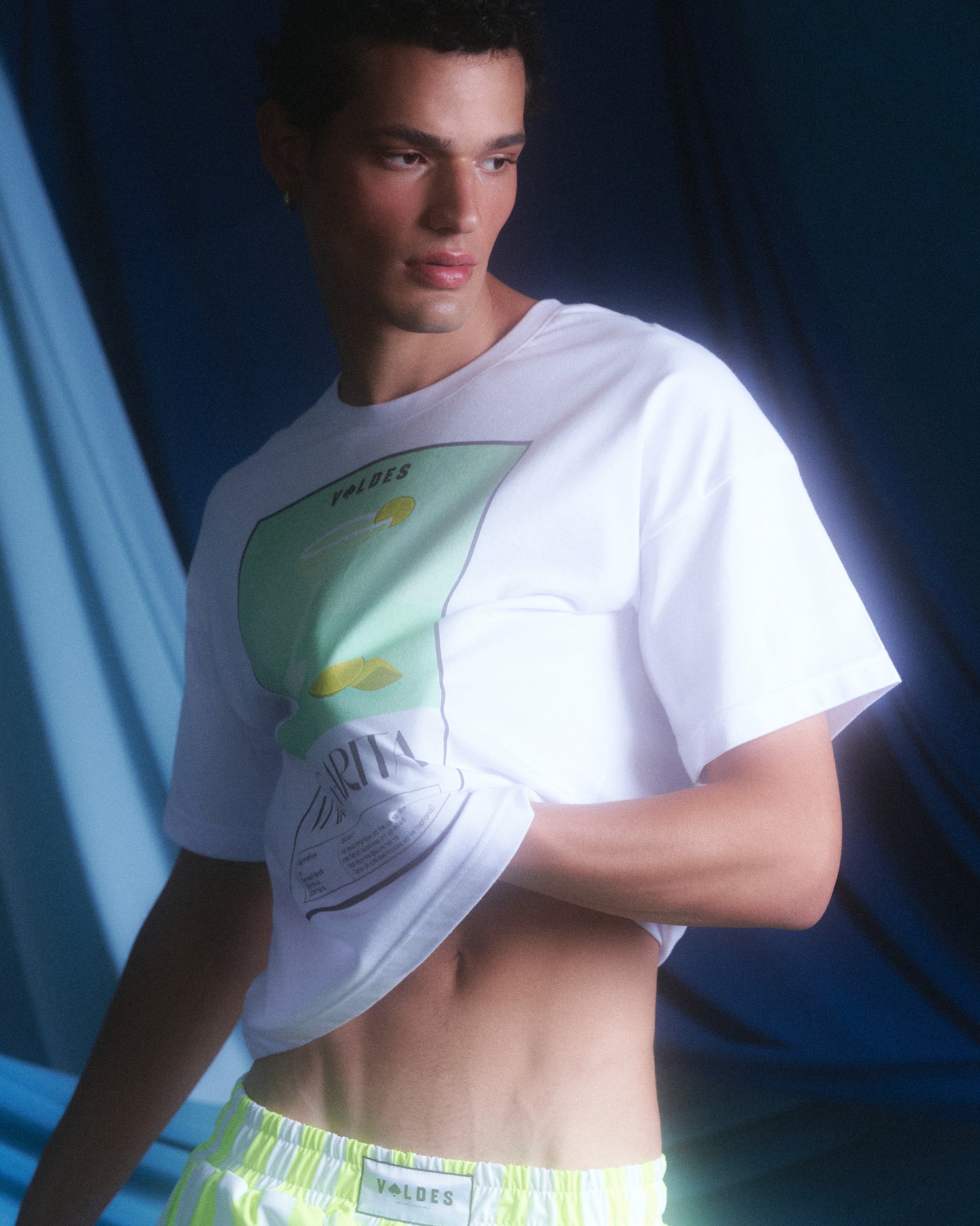 POLERA UNISEX ALGODÓN BLANCA- MARGARITA