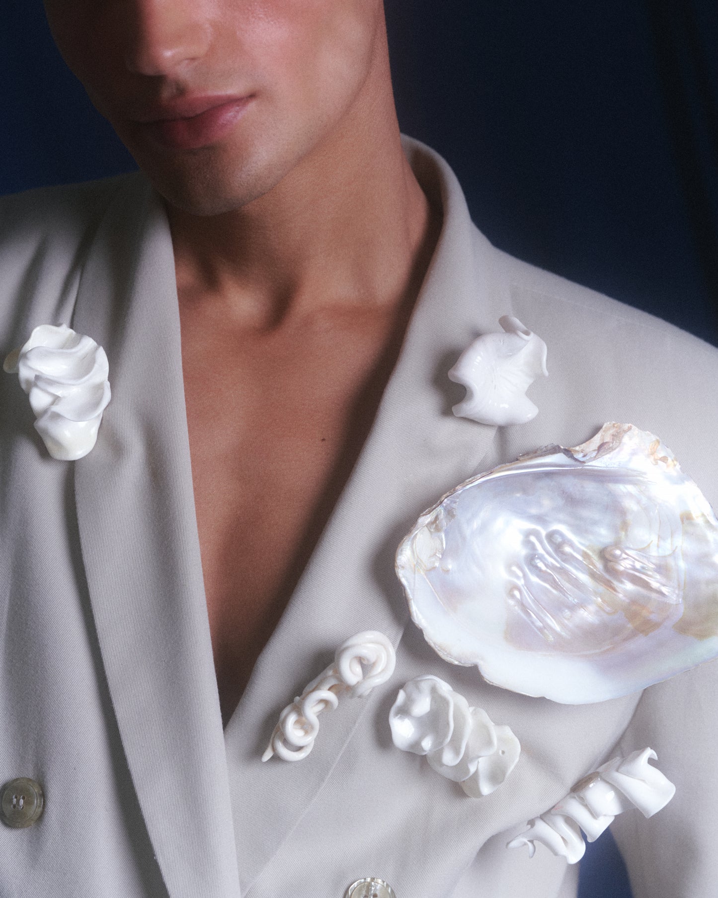 BLAZER UNISEX CRUDO CRUZADO CERAMICAS - BENJAMIN