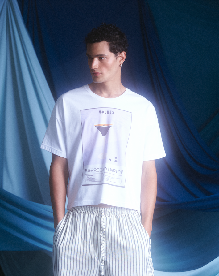 POLERA UNISEX ALGODÓN BLANCA- ESPRESSO MARTINI.