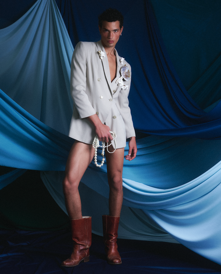 BLAZER UNISEX CRUDO CRUZADO CERAMICAS - BENJAMIN