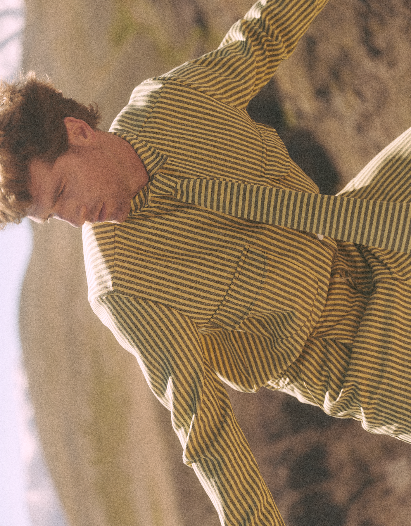 CAMISA ALGODON AMARILLO UNISEX- CAYETANA.