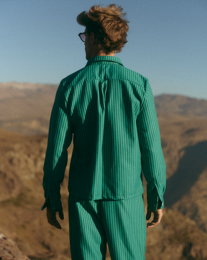 CAMISA ALGODON TURQUESA UNISEX- CAYETANA