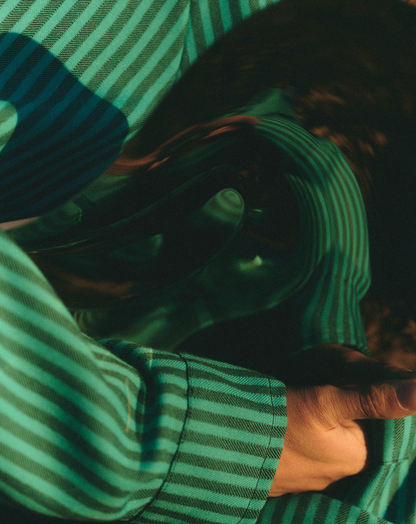 CAMISA ALGODON TURQUESA UNISEX- CAYETANA