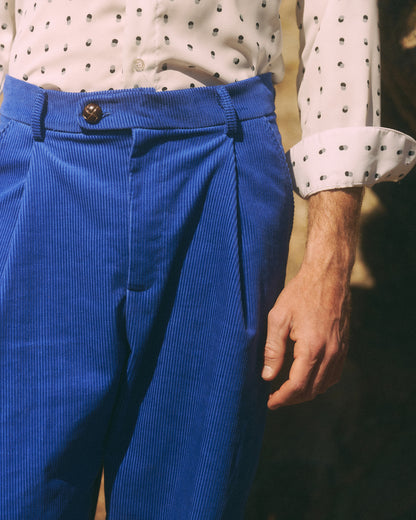 PANTALÓN PINZAS COTELÉ ALGODON  UNISEX- LUDOVICO