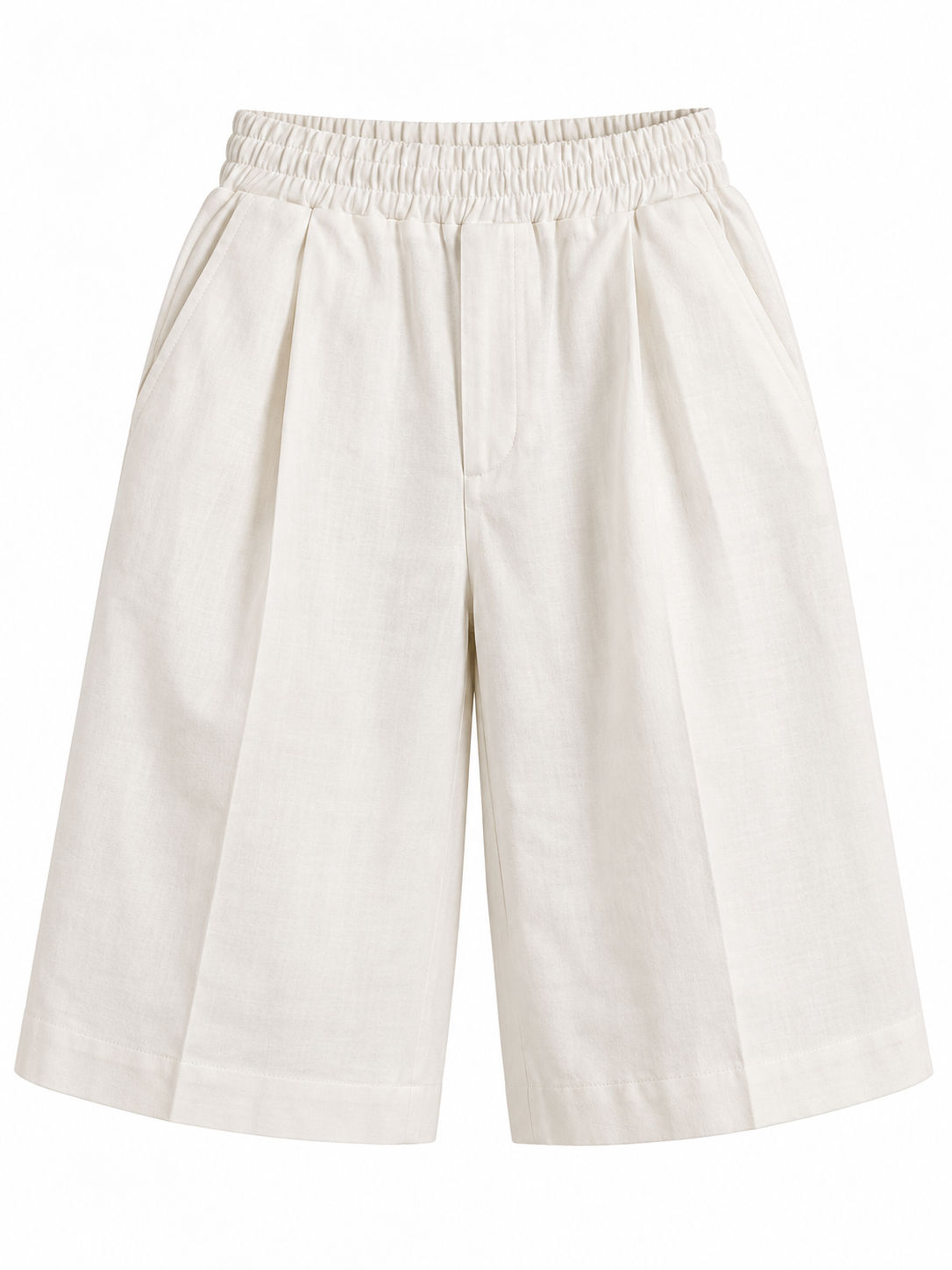 BERMUDA SASTRERA BLANCA - STREETWEAR