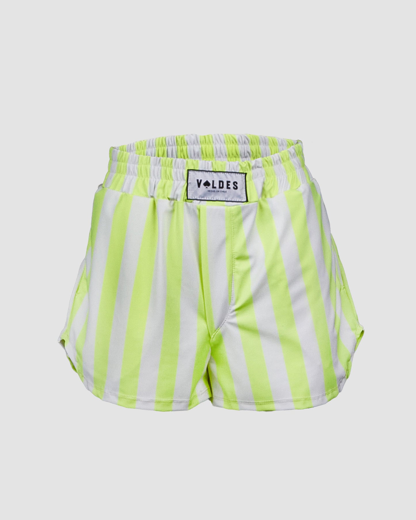 TRAJE DE BAÑO BOXER - LYCRA RALLADO NEON