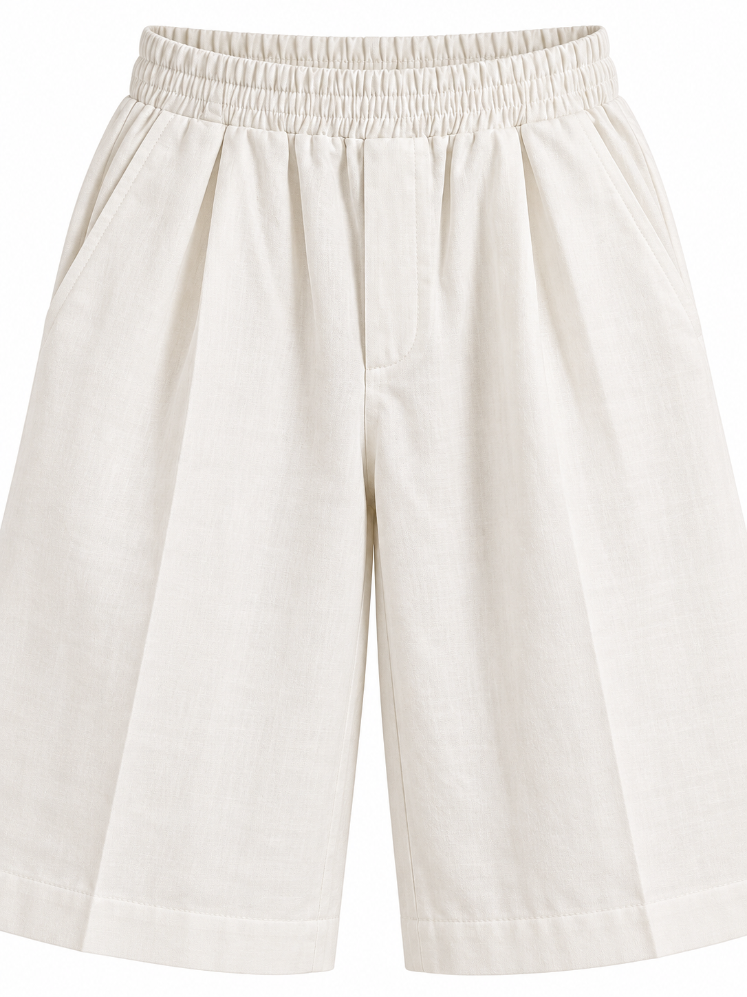 BERMUDA SASTRERA BLANCA - STREETWEAR