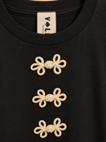 POLERA SEBASTIANA NEGRA  JAPO