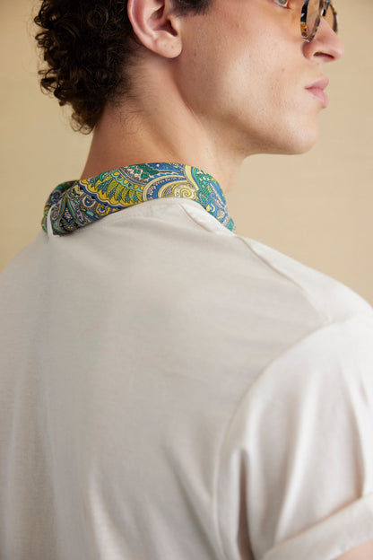 POLERA SEBASTIANA GREEN SCARF.