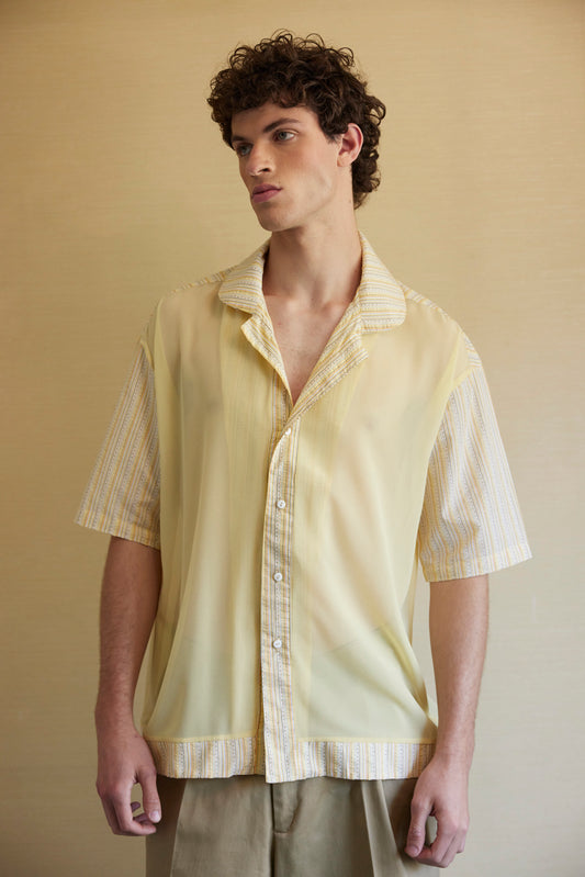 CAMISA MATEO -BLOCK YELLOW