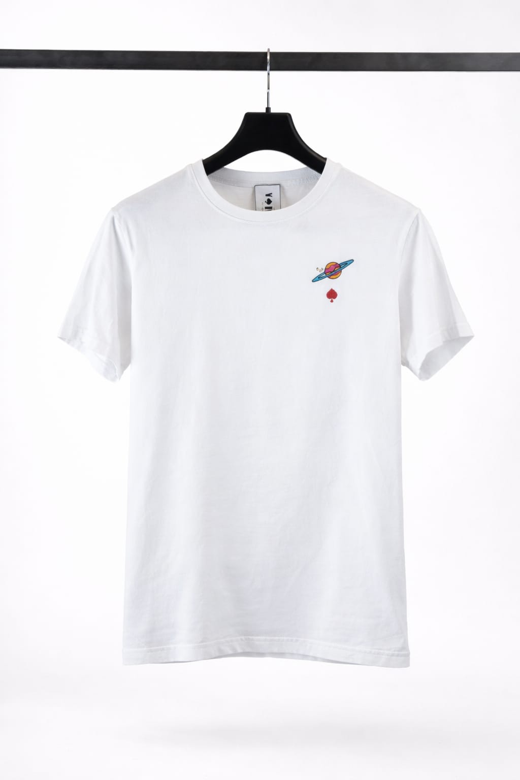 POLERA ALGODON BLANCA JUPITER UNISEX - SEBASTIANA