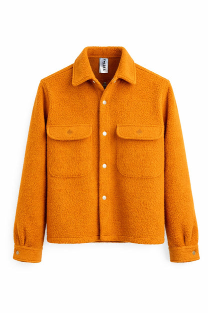 SOBRECAMISA PAÑO DE LANA OXIDO UNISEX - CAYETNA.